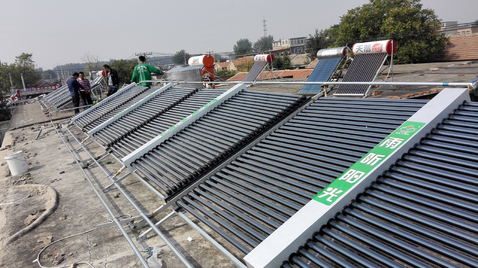 大興區青云店鎮太陽能采暖